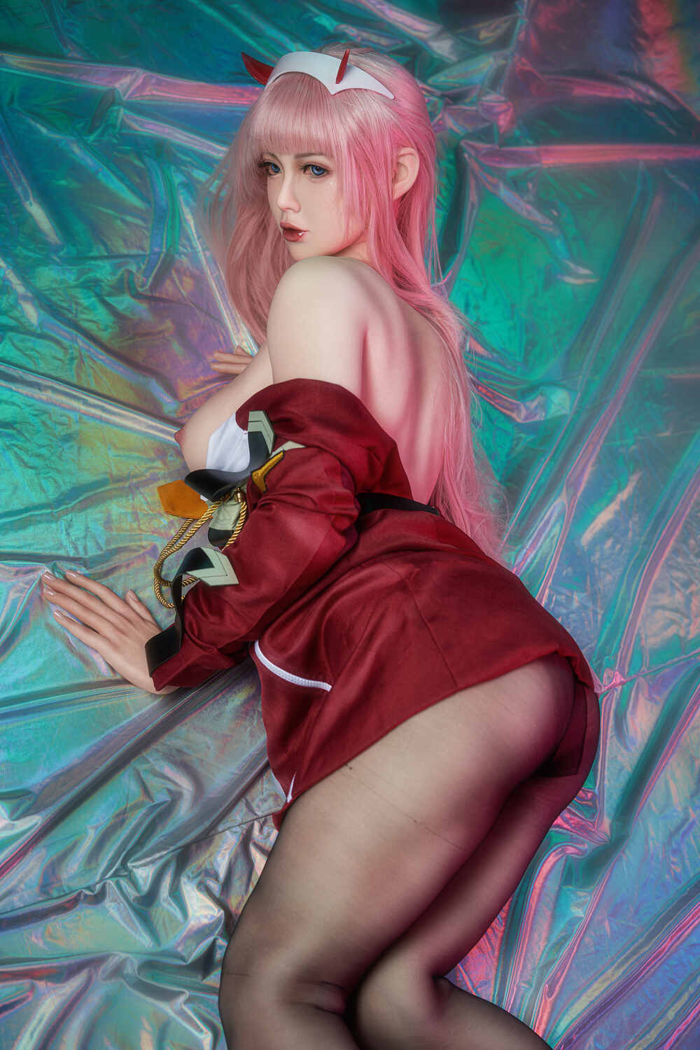 X165cm/5ft5 F-cup Silicone Sex Doll – Zero Two