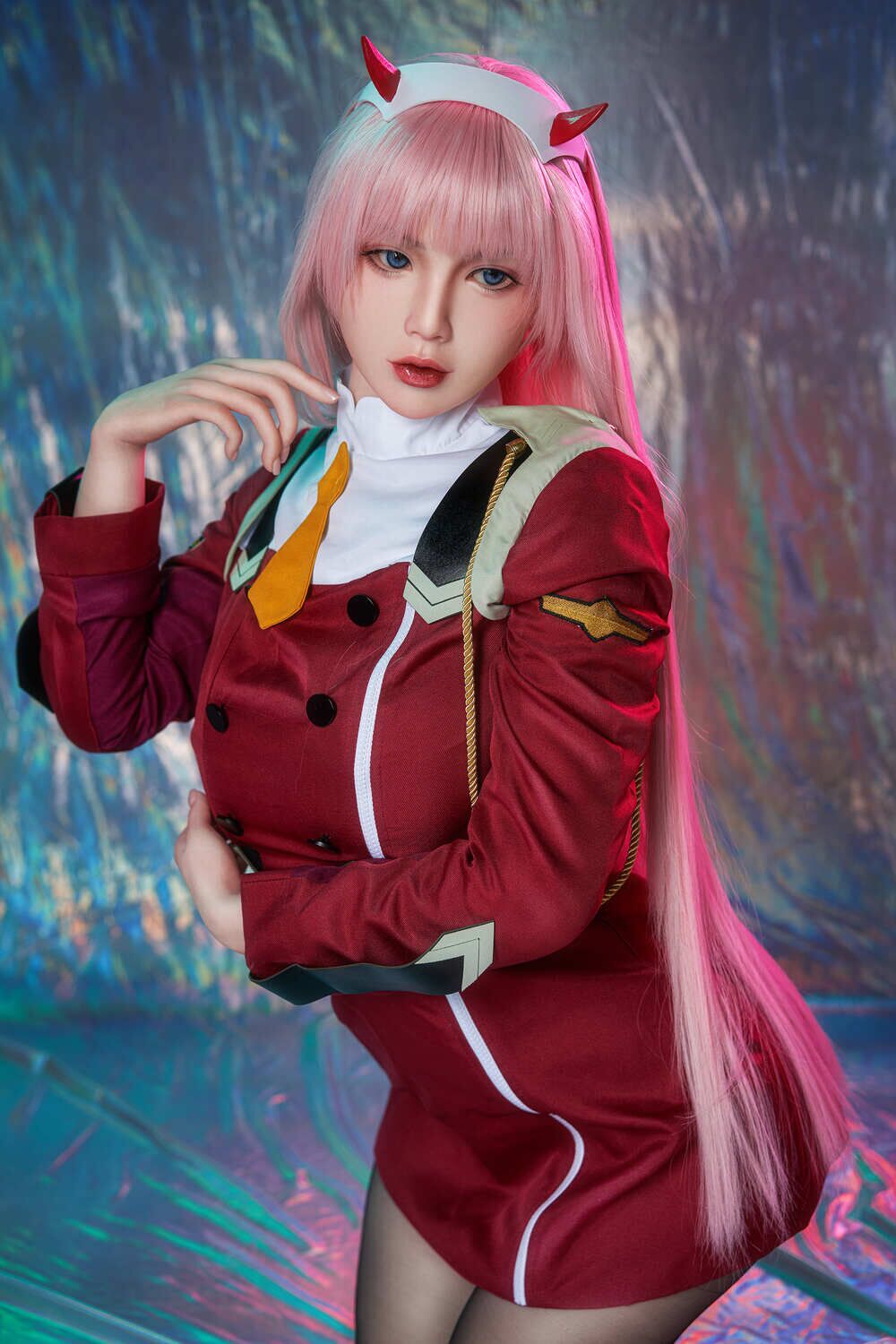 X165cm/5ft5 F-cup Silicone Sex Doll – Zero Two
