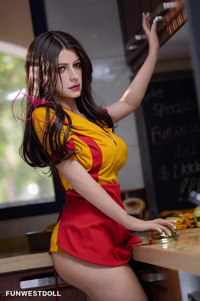 Zoey 155cm(5ft1) F-CUP TPE SEX Doll #34 Head