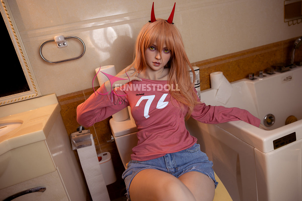 Lily 159cm(5ft2) A-CUP TPE SEX Doll #36 Head