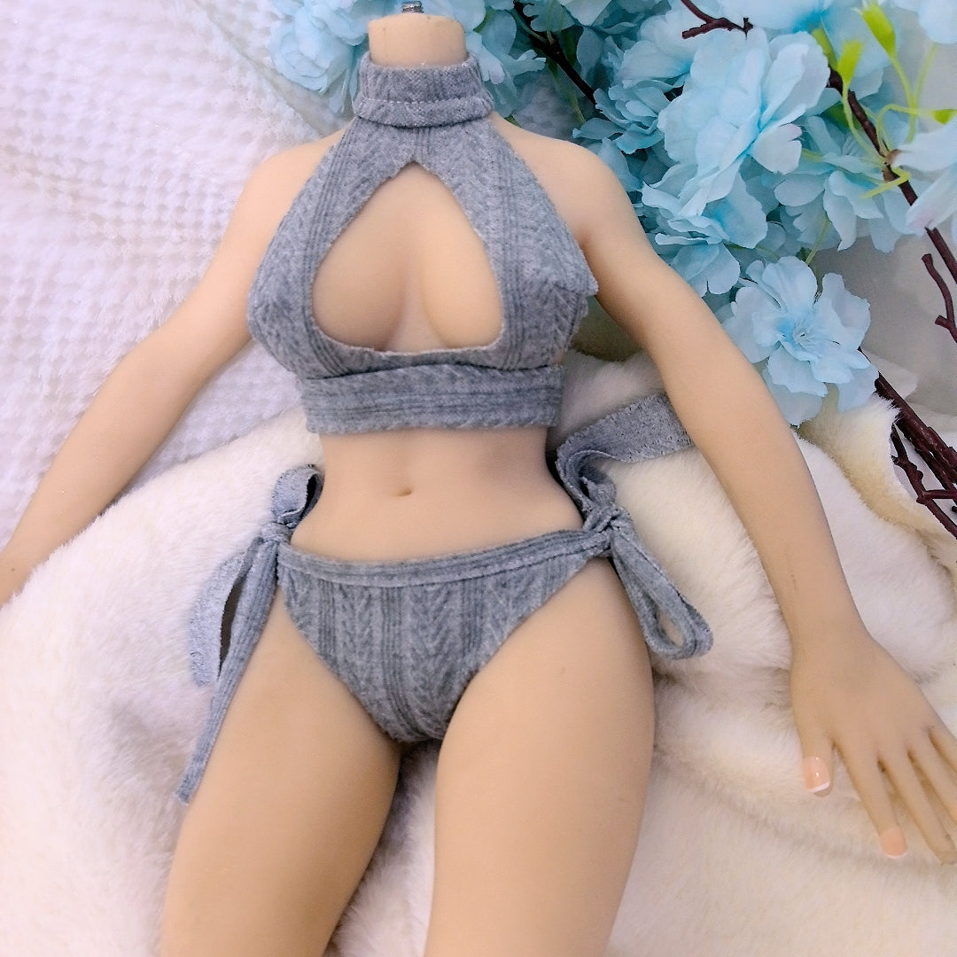 Knit Two-piece Lingerie Set for Mini Dolls