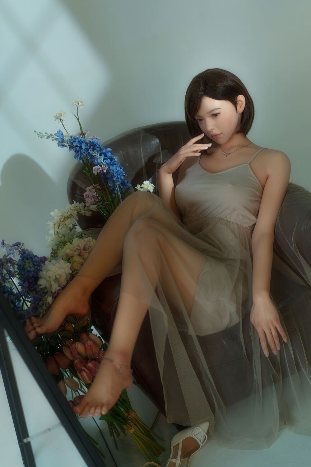 170cm/5ft7 C-cup Silicone Sex Doll – Bentham