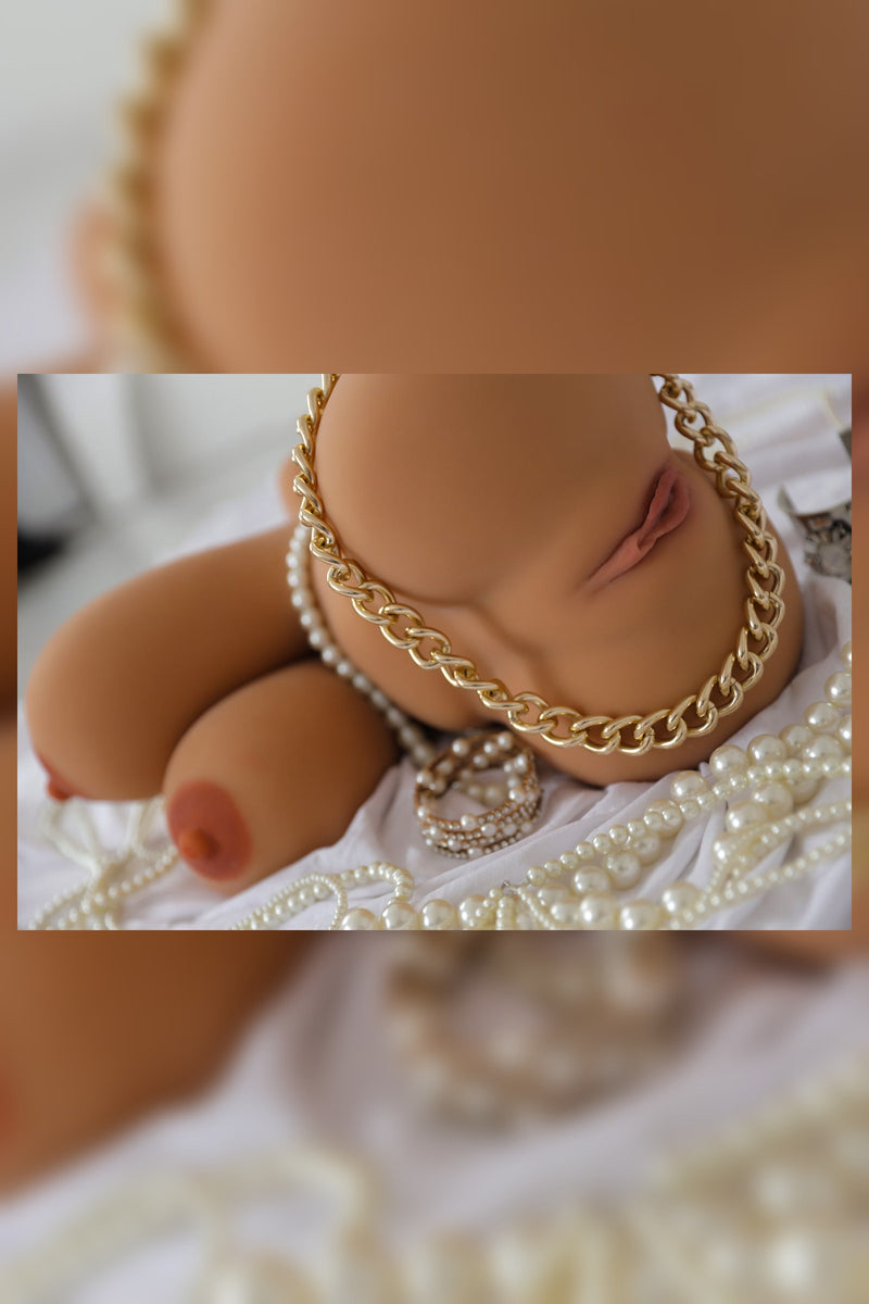 ClimaxDoll Classic TPE L-MTorso Jewelry Tan image 5