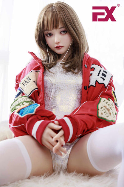155cm/5ft1 A-cup Silicone Sex Doll – Ruby