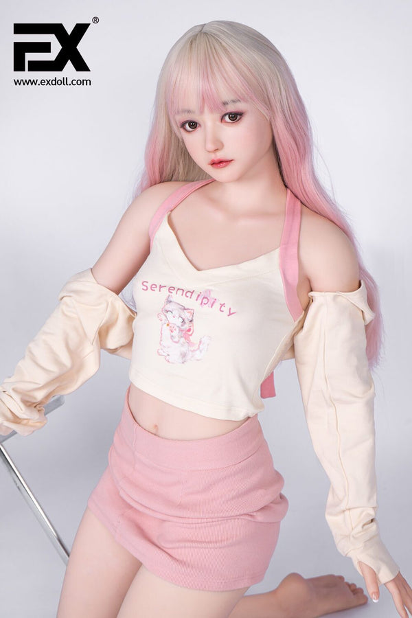 155cm/5ft1 A-cup Silicone Sex Doll – Ruby