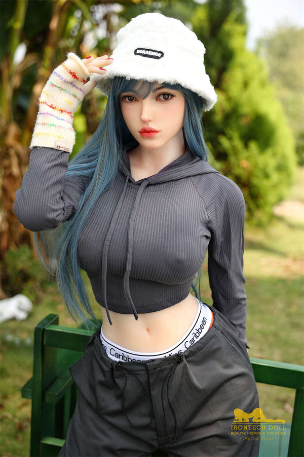 159cm/5ft3 G-cup Silicone Head Sex Doll – Joline