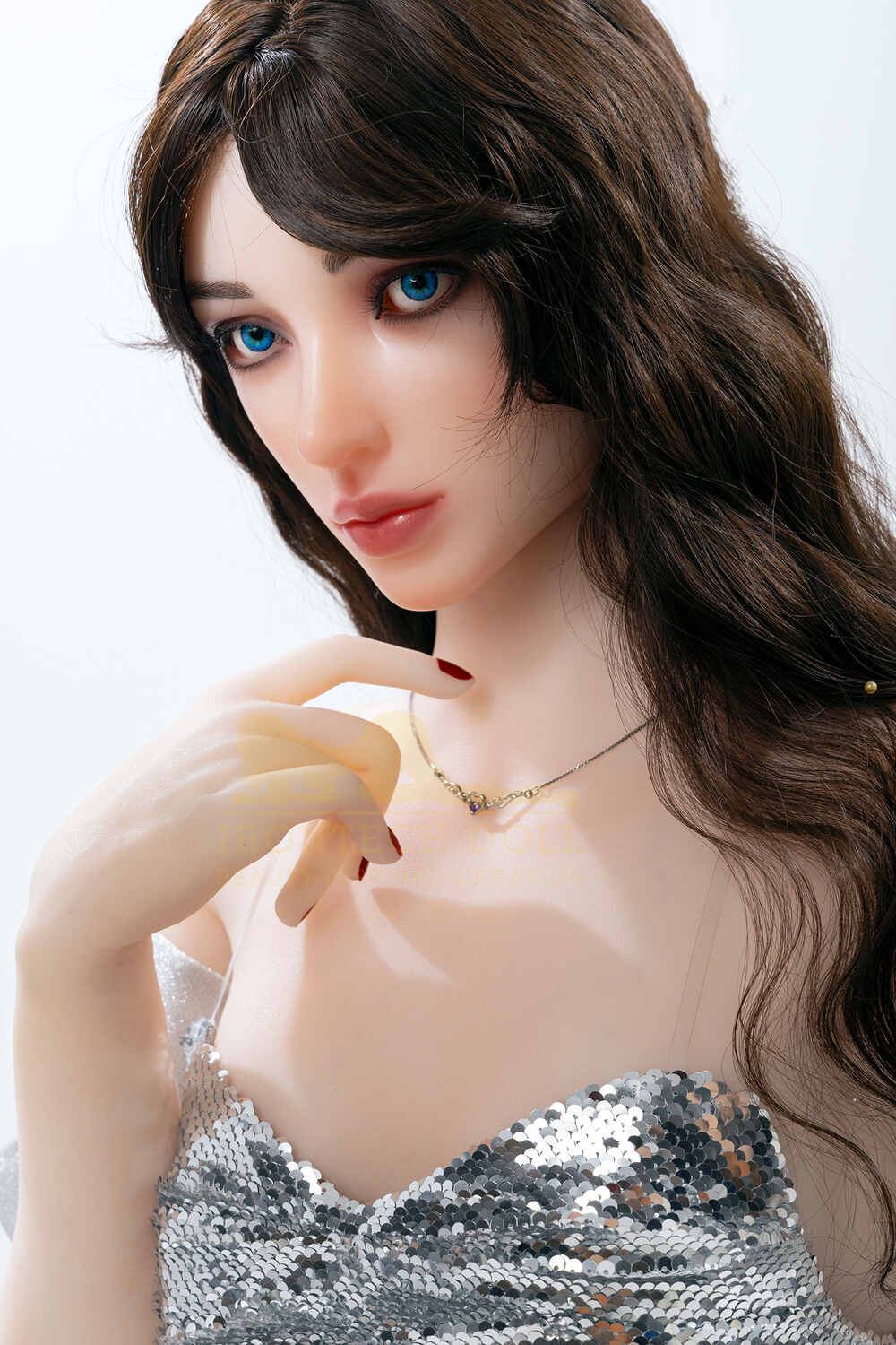 162cm/5ft4 A-cup Silicone Head Sex Doll – Gina