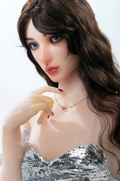 162cm/5ft4 A-cup Silicone Head Sex Doll – Gina