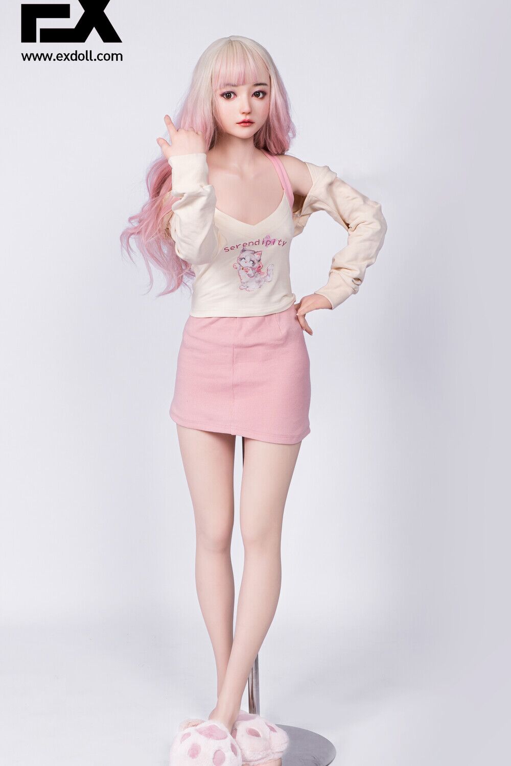 155cm/5ft1 A-cup Silicone Sex Doll – Ruby