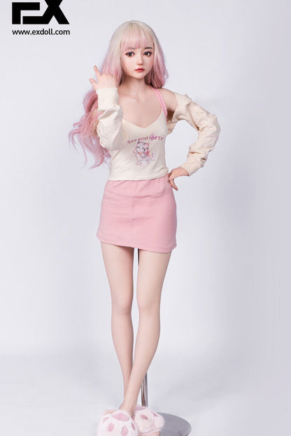 155cm/5ft1 A-cup Silicone Sex Doll – Ruby