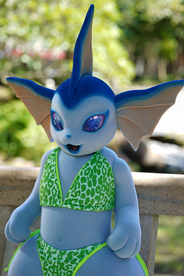 CastleDoll Silicone 100cm/3ft3 Vaporeon Furry