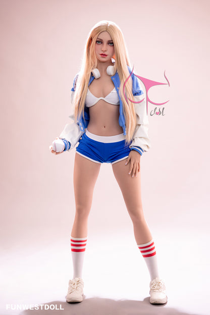 Eudora 159cm(5ft2) A-CUP TPE SEX Doll #31 Head FWD052