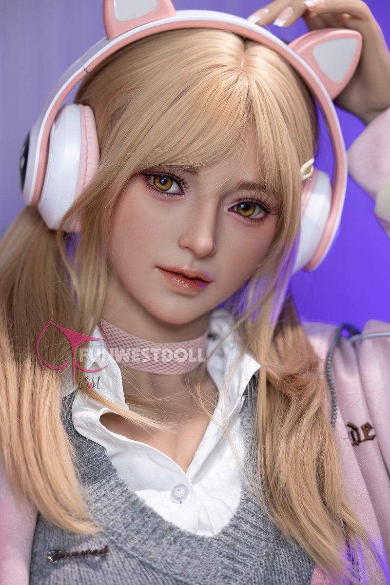 Alice 159cm(5ft2) A-CUP TPE SEX Doll #38 Head