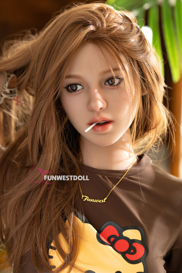 Clara 159cm(5ft2) A-CUP TPE SEX Doll #50 Head
