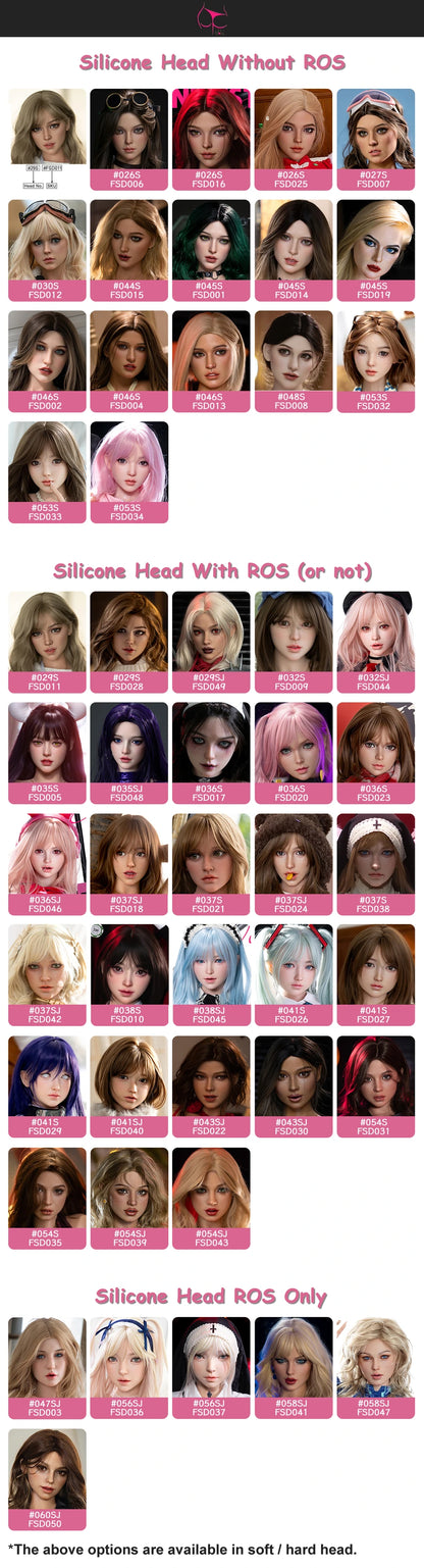 FunWestDoll Silicone Sex Doll Head image 2