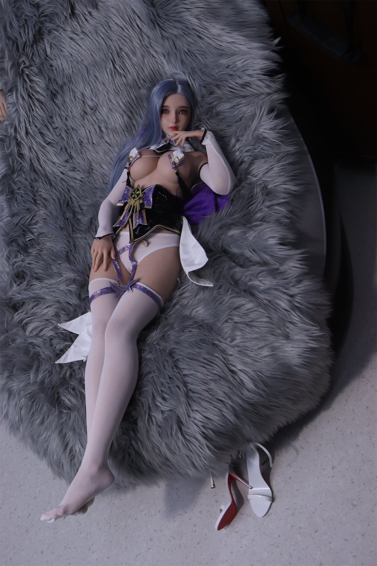 Roshilovedolls Silicone 100cm/3ft3 Xiao Yun (Blue Hair) image 1