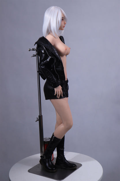 Roshilovedolls Silicone 76cm/2ft6 Xiao Yun (White Hair, Medium Bust) image 5