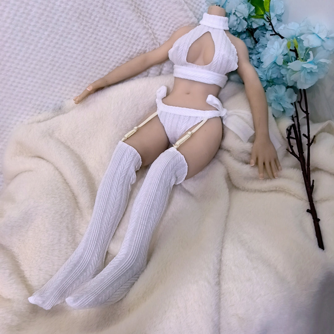 Knit Two-piece Lingerie Set for Mini Dolls