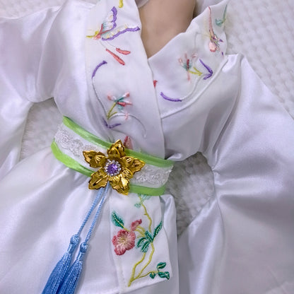 Embroidered Hanfu Dress for Mini Dolls