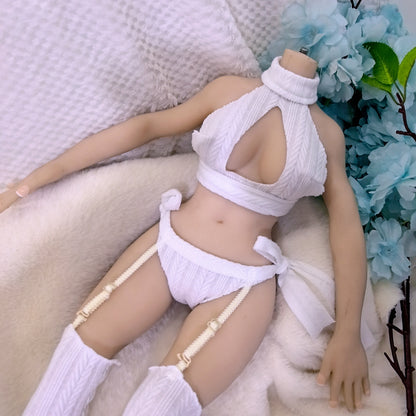 Knit Two-piece Lingerie Set for Mini Dolls