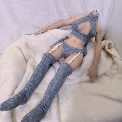Knit Two-piece Lingerie Set for Mini Dolls