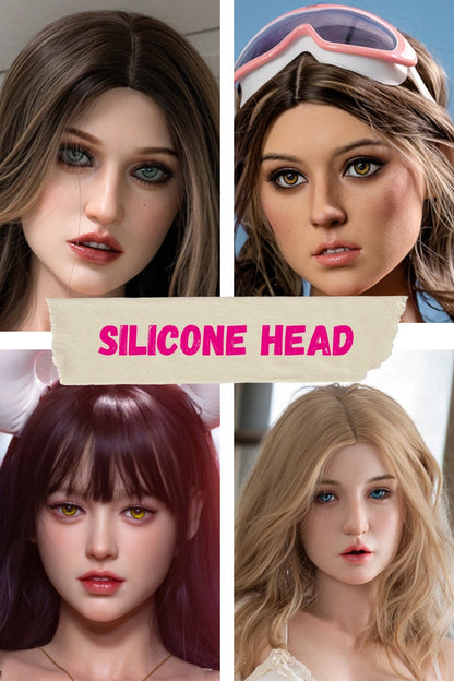 FunWestDoll Silicone Sex Doll Head image 1