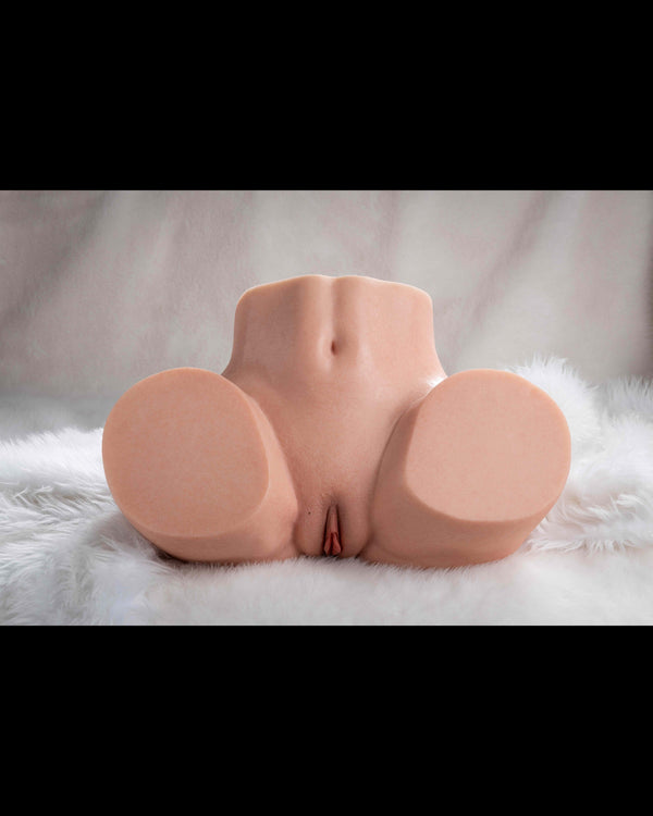 AZM Torso Silicone Butt - 6.7kg - White [In Stock | US Only]