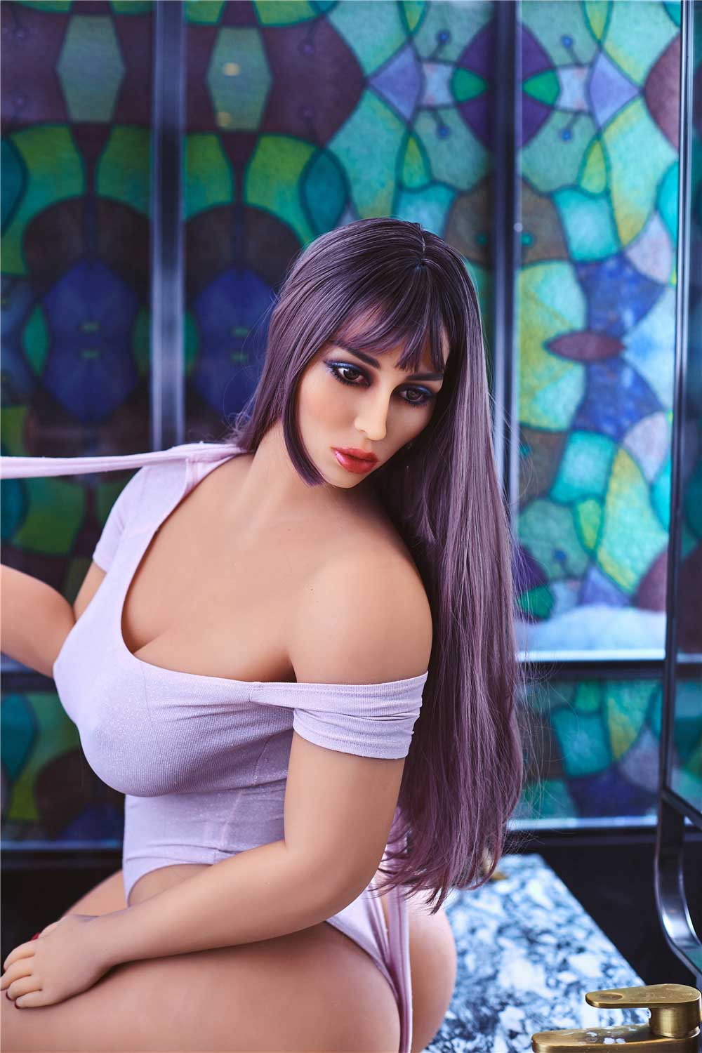 156cm/5ft1 H-cup TPE Sex Doll – Hedda