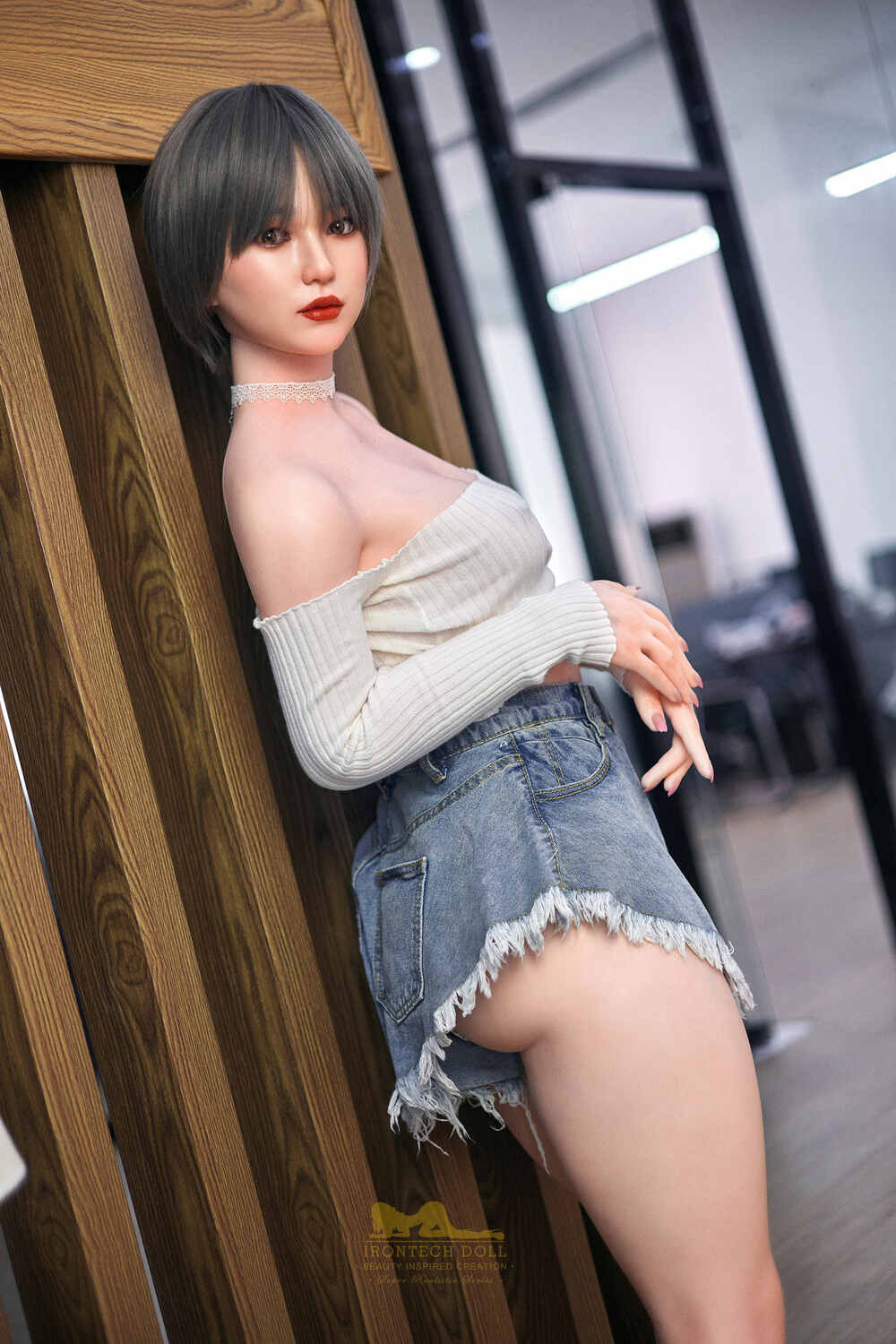 152cm/4ft12 A-cup Silicone Sex Doll – Finley