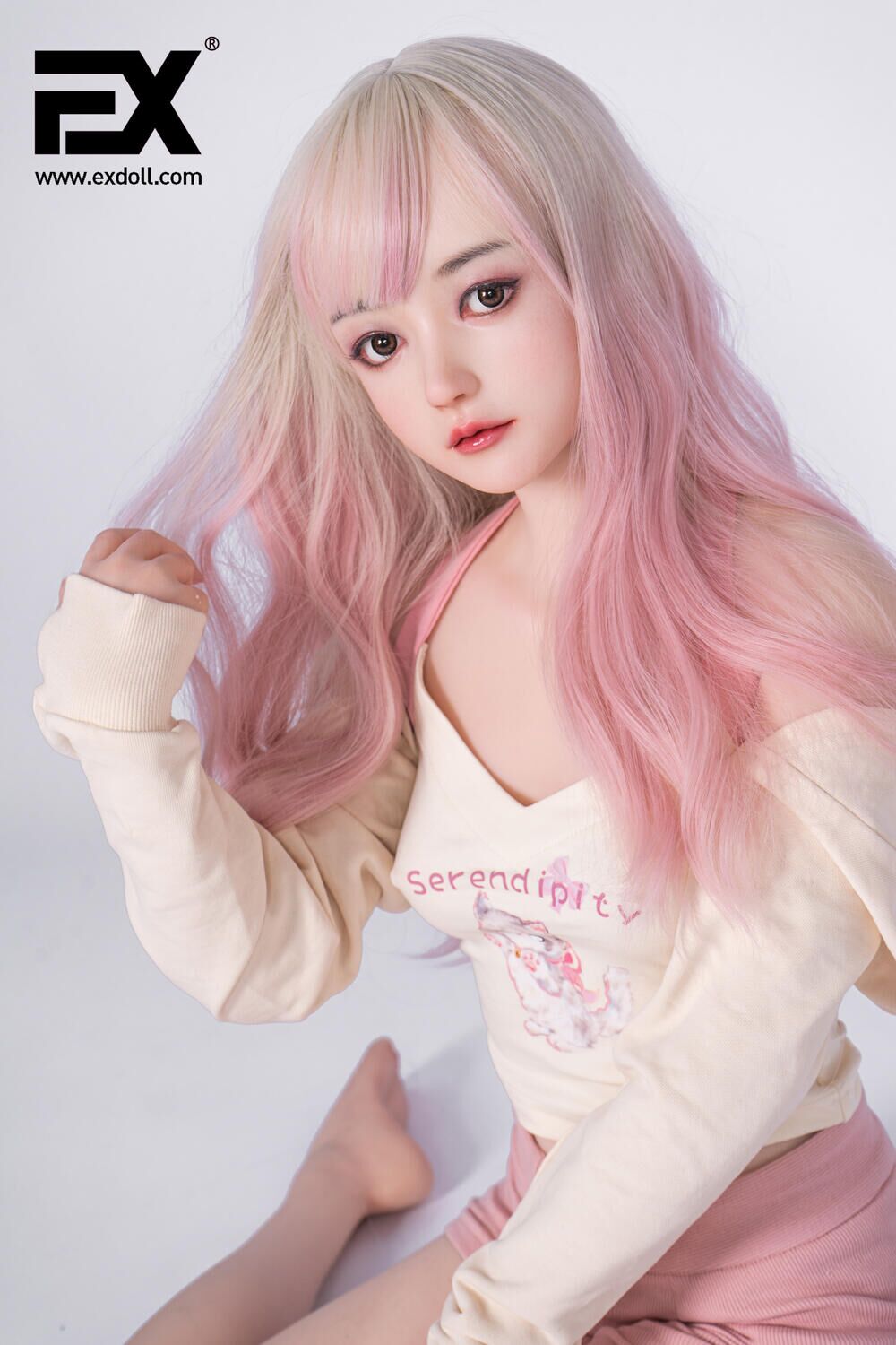 155cm/5ft1 A-cup Silicone Sex Doll – Ruby