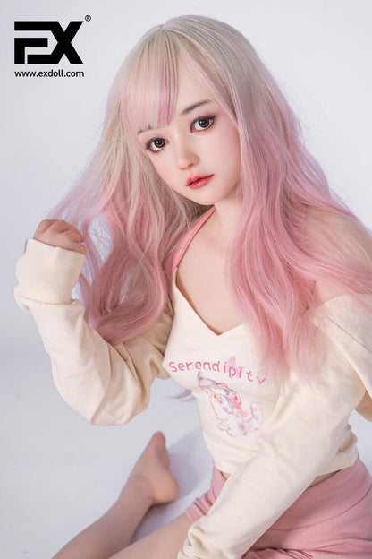 155cm/5ft1 A-cup Silicone Sex Doll – Ruby