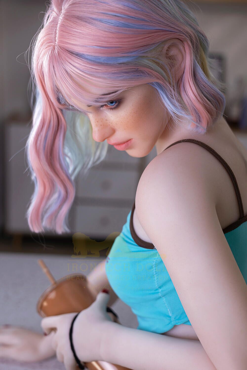 162cm/5ft4 A-cup Silicone Head Sex Doll – Heidi