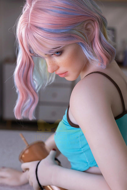 162cm/5ft4 A-cup Silicone Head Sex Doll – Heidi