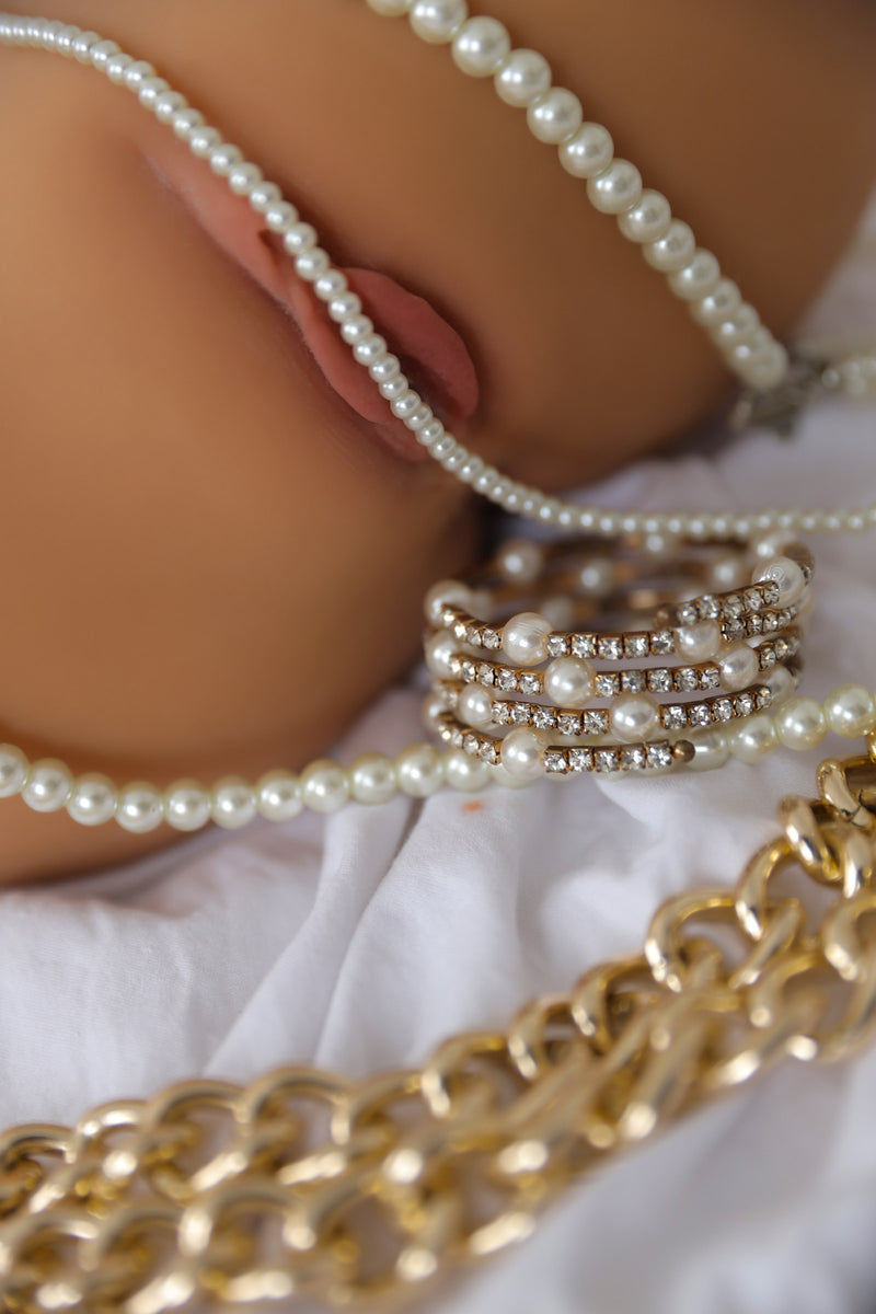 ClimaxDoll Classic TPE L-MTorso Jewelry Tan image 3