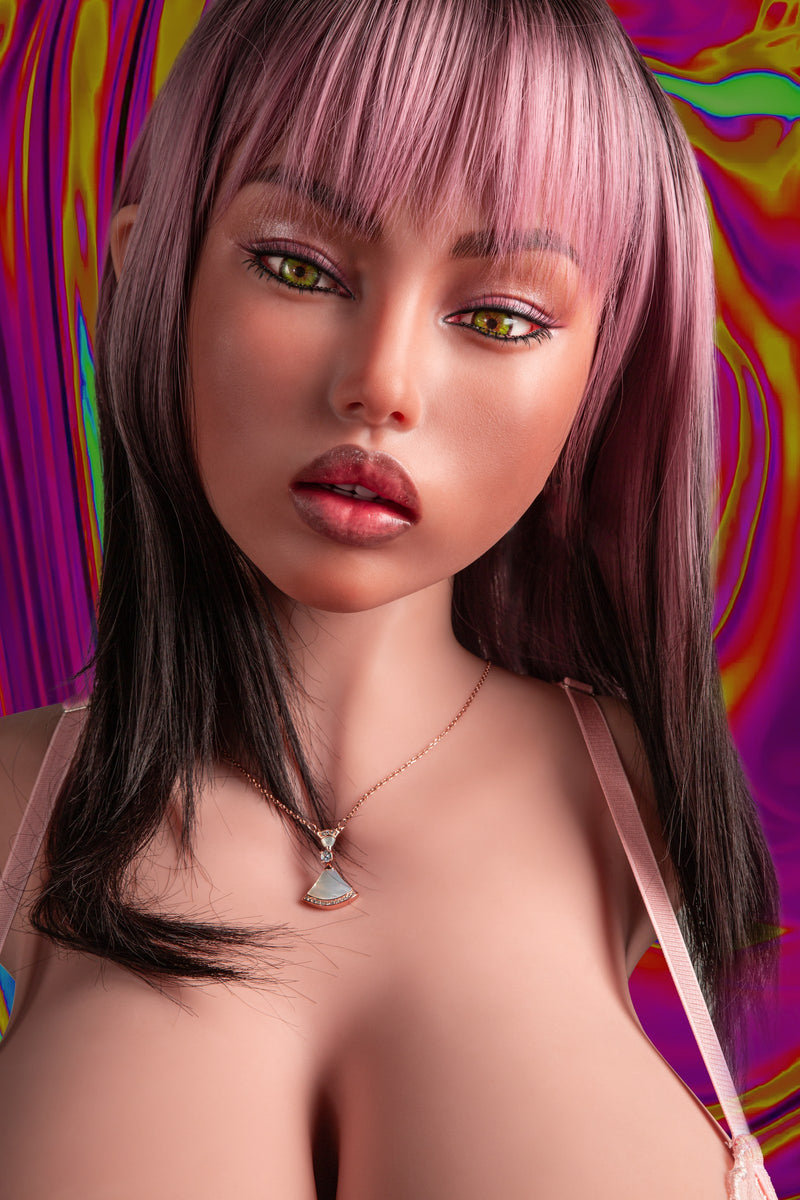 ClimaxDoll Pro TPE 870 Torso + Lilian Silicone Head Black image 2