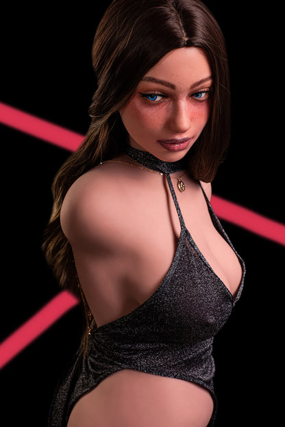 ClimaxDoll Pro TPE 874 Torso + Harriet Silicone Head Black image 6