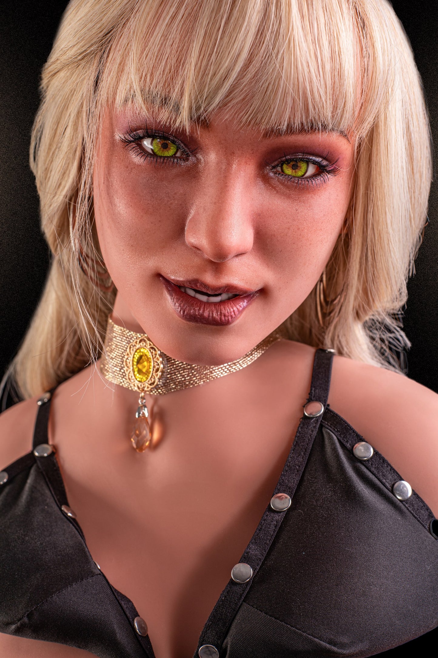 ClimaxDoll Pro TPE 874 Torso + Milly Silicone Head Black image 5