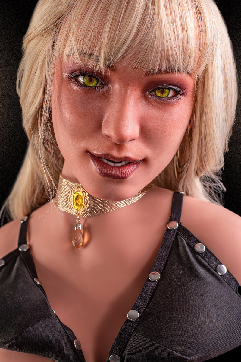 ClimaxDoll Pro TPE 874 Torso + Milly Silicone Head Black image 5