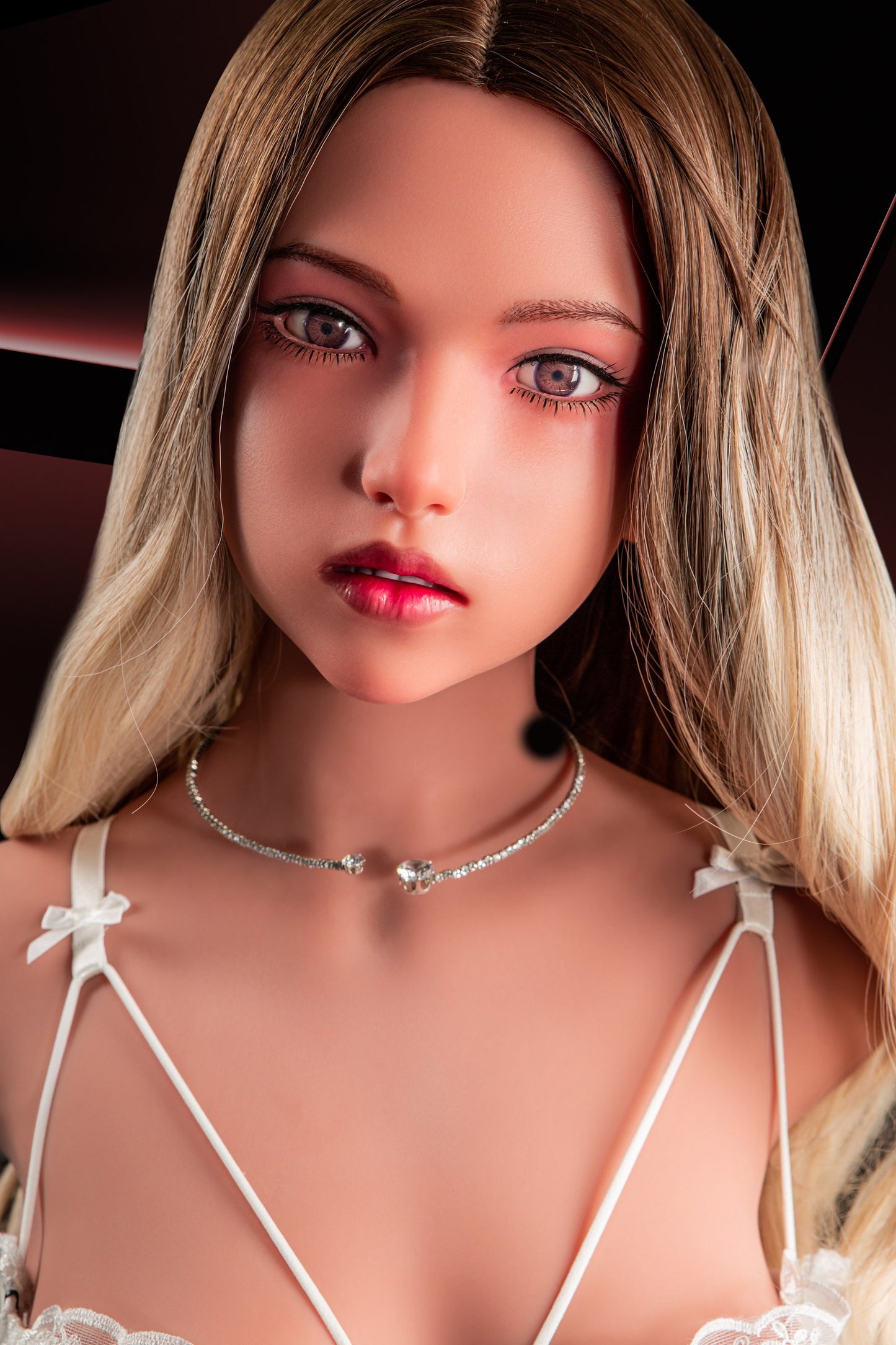 ClimaxDoll Pro TPE 877 Torso + Grace Silicone Head Black image 4