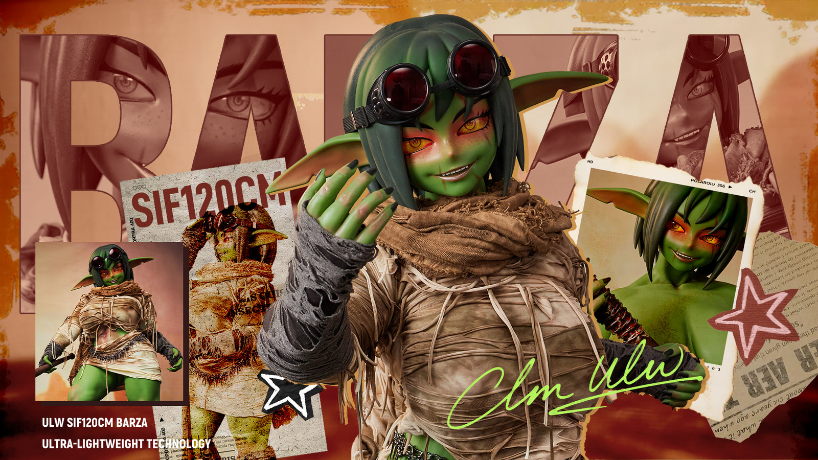 ClimaxDoll ULW SiF120 Barza Green homepage banner