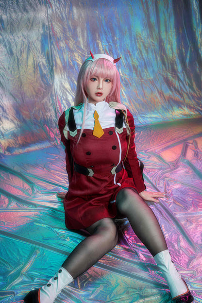 X165cm/5ft5 F-cup Silicone Sex Doll – Zero Two