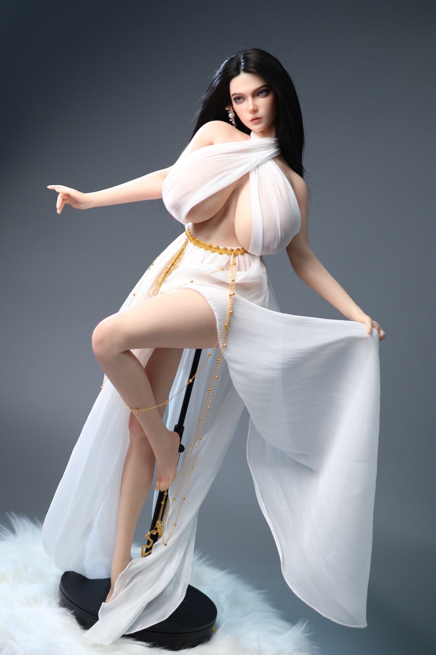 Evo Aote Silicone 61cm/2ft0 A1 Tsukimi Yuna White Dress image 2