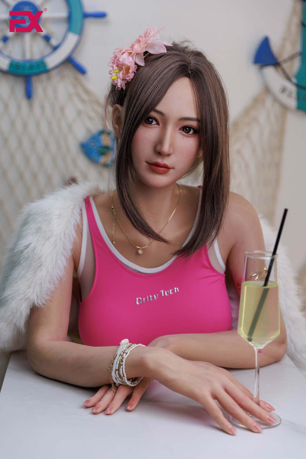 172cm/5ft8 C-cup Silicone Sex Doll – Evelyn (RealClone – All-in-one)