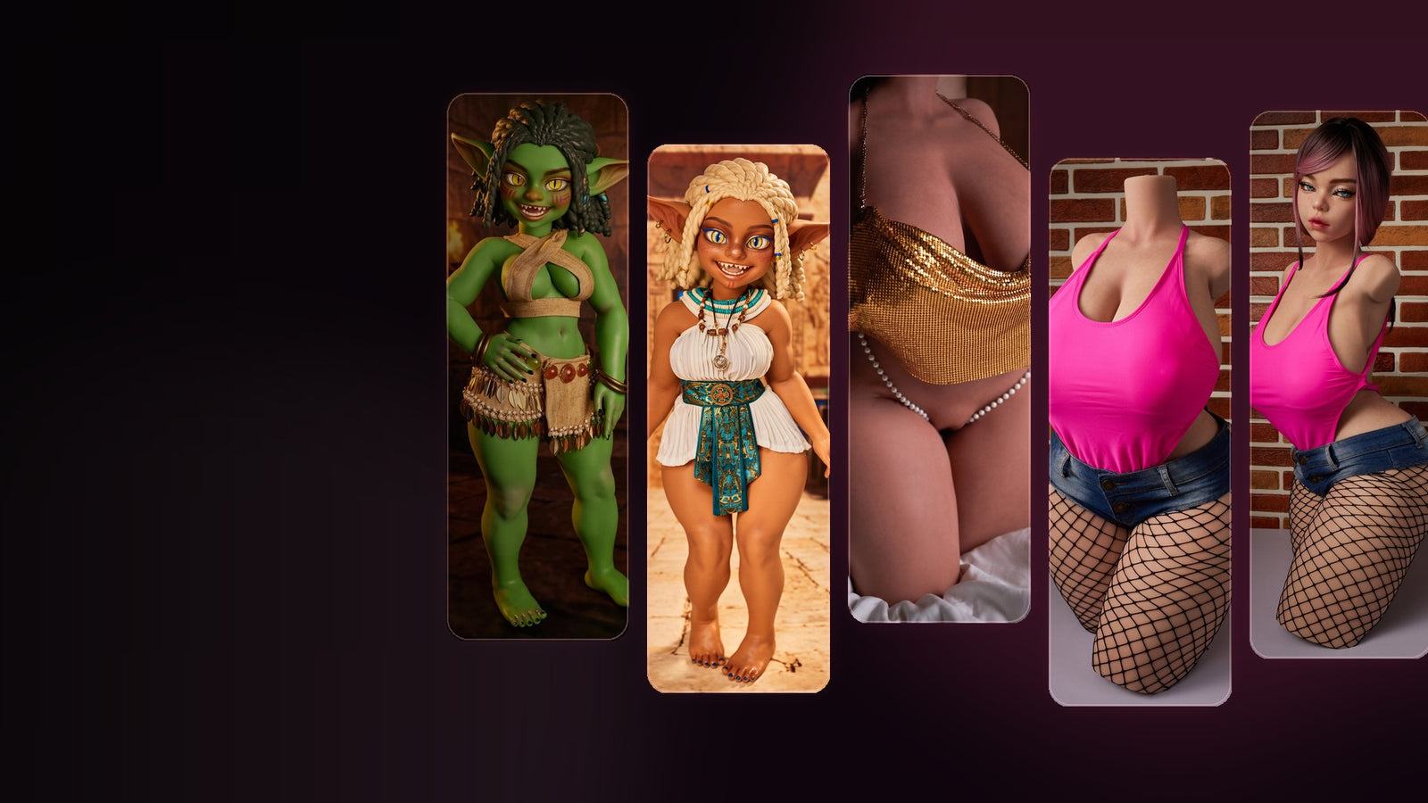 RoshiLoveDolls New Arrivals homepage banner